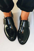 Celeste | Polished Strap Loafers
