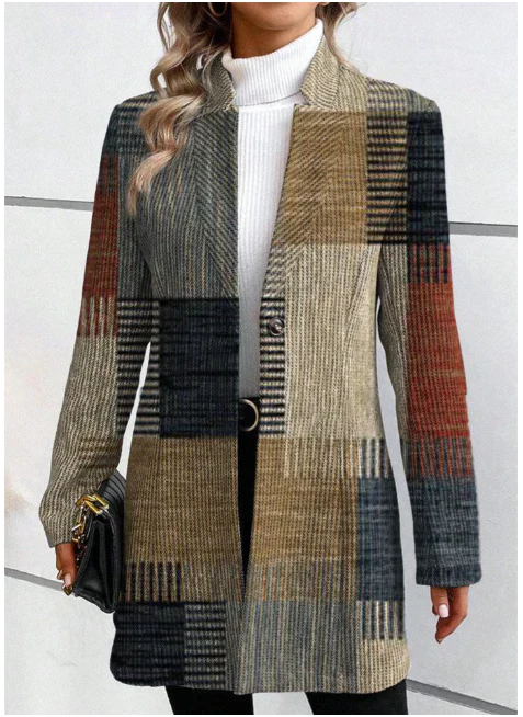 Jill | Elegant Patterned Blazer