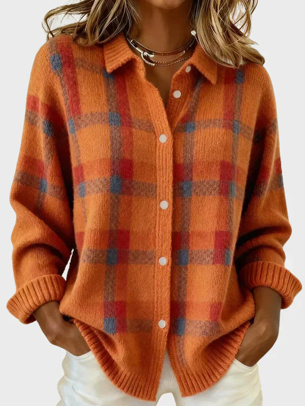 VICTORIA | RETRO PLAID SWEATER