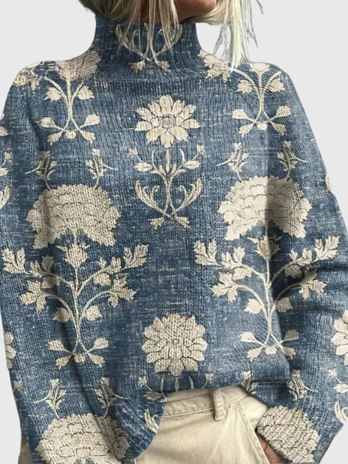 CAELIN | KNITTED TURTLENECK SWEATER