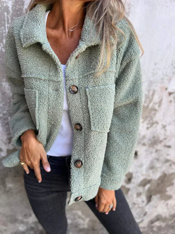 SANDRA | COZY SHERPA JACKET