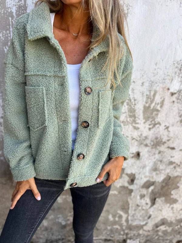 SANDRA | COZY SHERPA JACKET