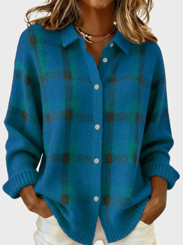 VICTORIA | RETRO PLAID SWEATER