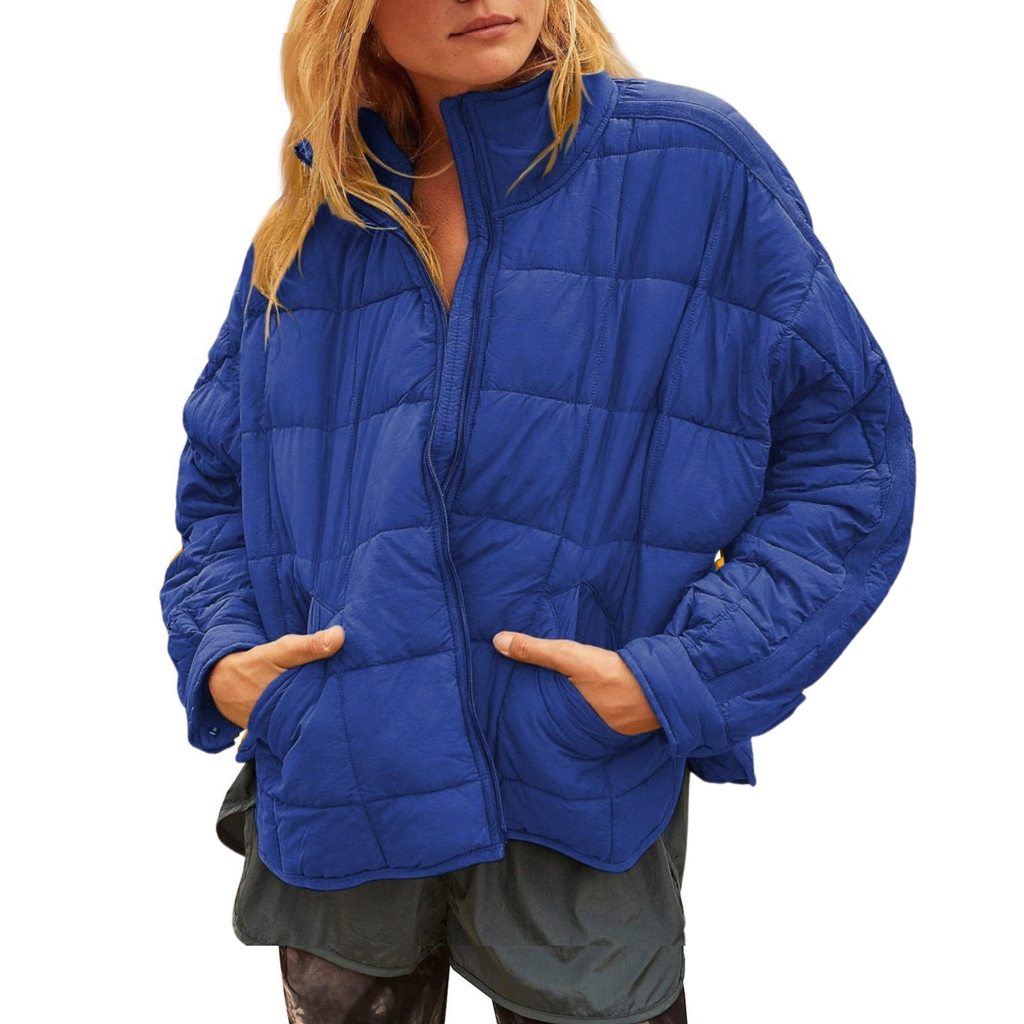 April – Lightweight Compact Zip Puffer Jacket