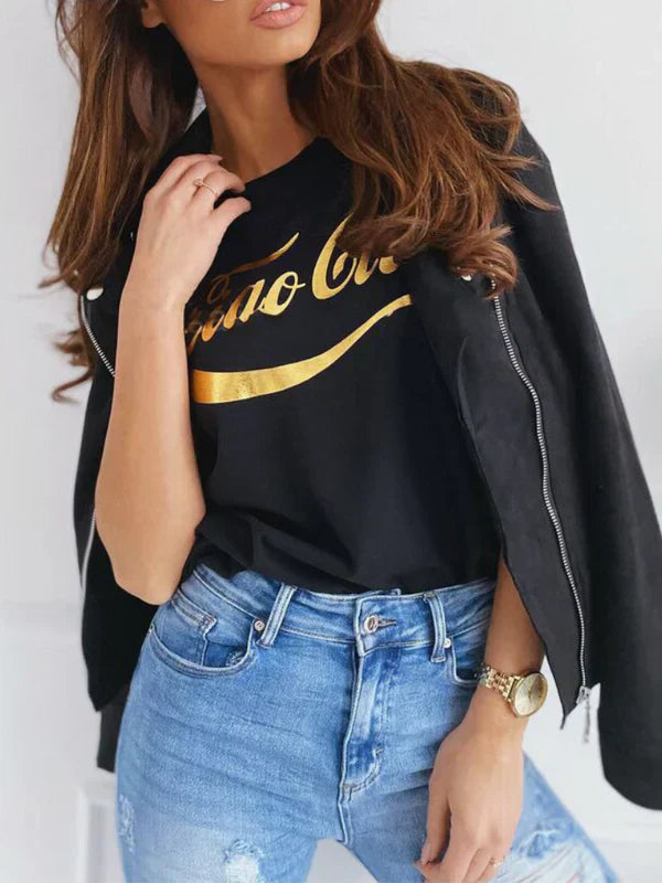 AURELIA | FAUX SUEDE MOTO JACKET