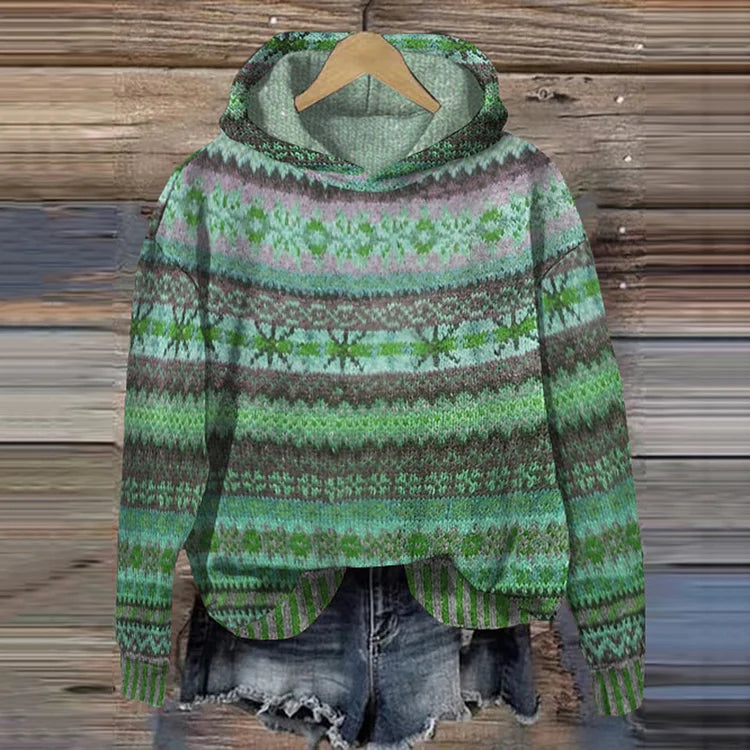 Lina™ Cozy Ethnic Jumper - Soft, Warm Knitwear with Ethnic Flair