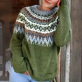 Renata – Warm Sweater with Winter Pattern