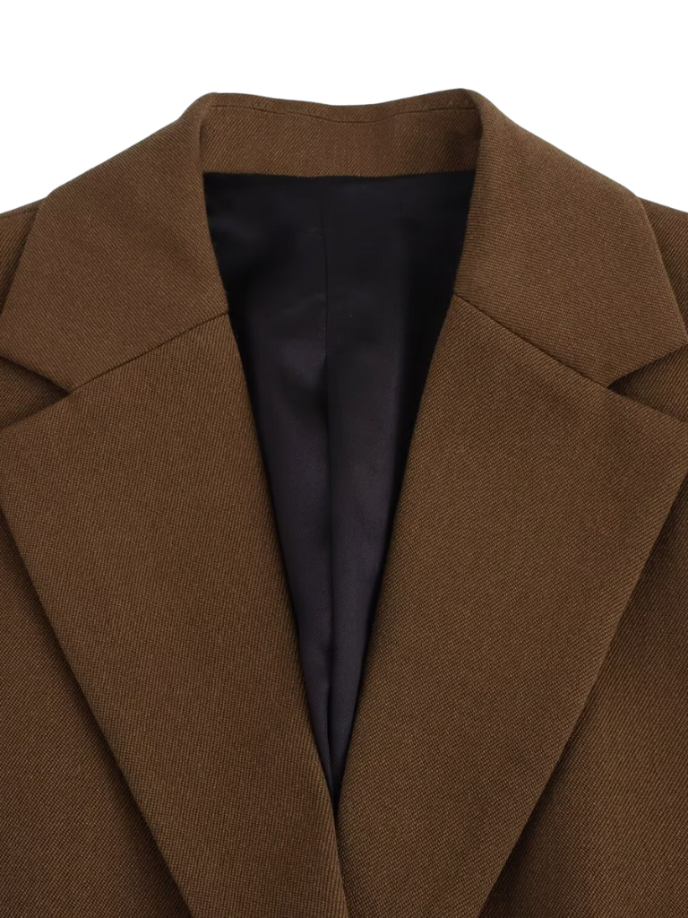 CAMILLE | TAILORED BLAZER - CHESTNUT