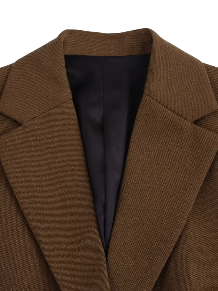 CAMILLE | TAILORED BLAZER - CHESTNUT