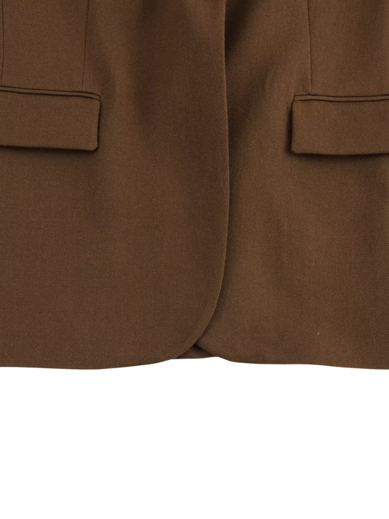 CAMILLE | TAILORED BLAZER - CHESTNUT