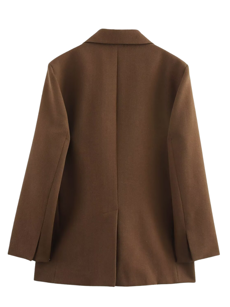 CAMILLE | TAILORED BLAZER - CHESTNUT
