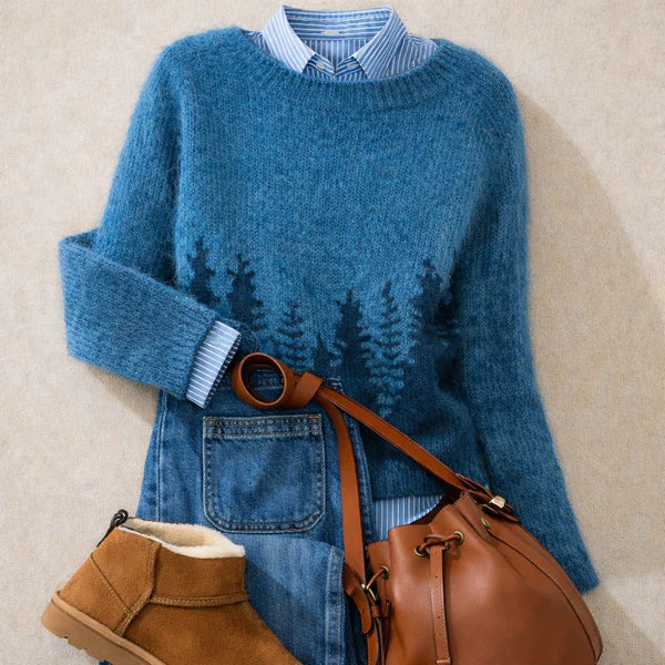 Julia - Nordic Pattern Knit Sweater