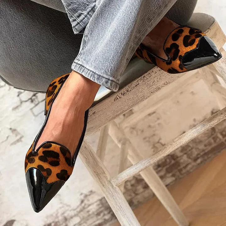Erin | Refined Animal Print Ballet Flats