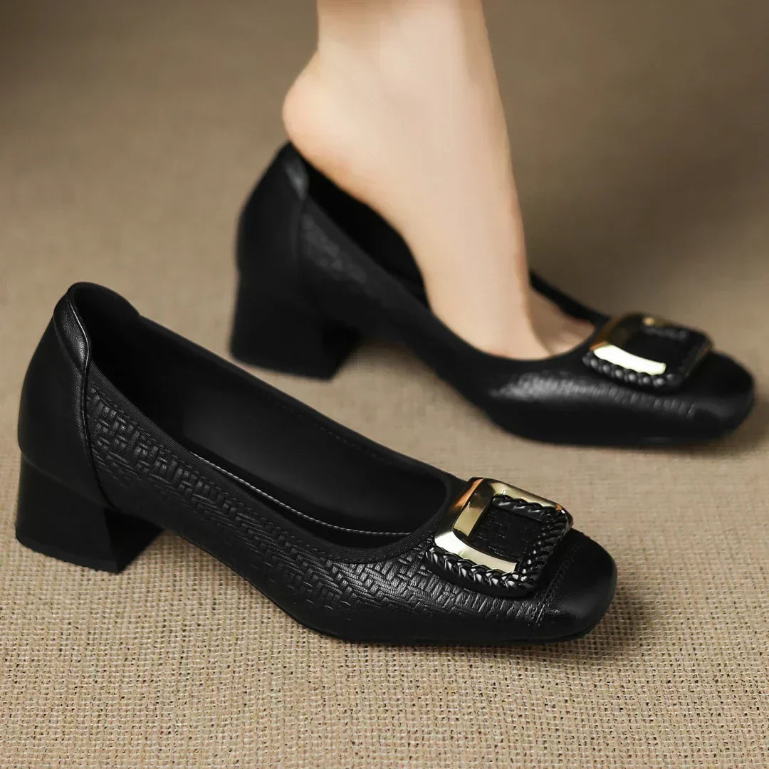 Zoe Chic Comfort Heels - Effortless Everyday Elegance