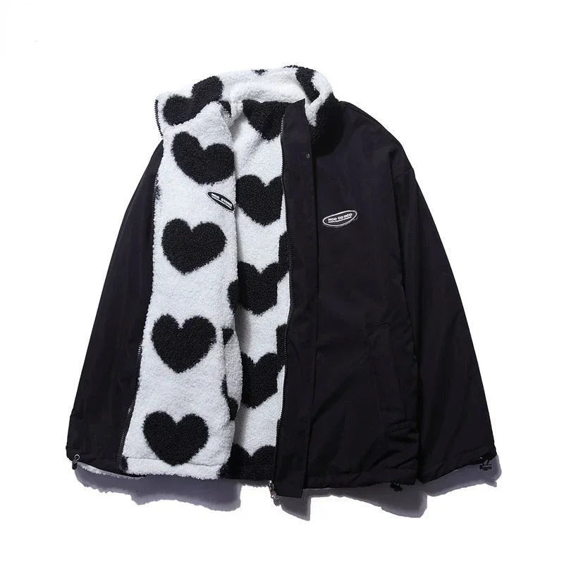 Catherine | Reversible Heart Jacket