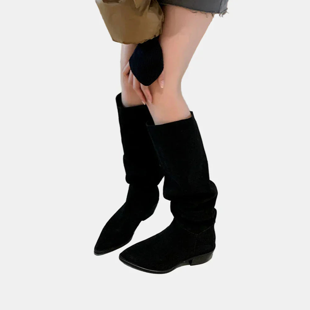 Thea | Suede Retro Autumn Boots