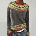 Lara™ Cozy Retro Knit Jumper