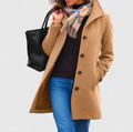 Lucia™ Elegant Single-Breasted Coat