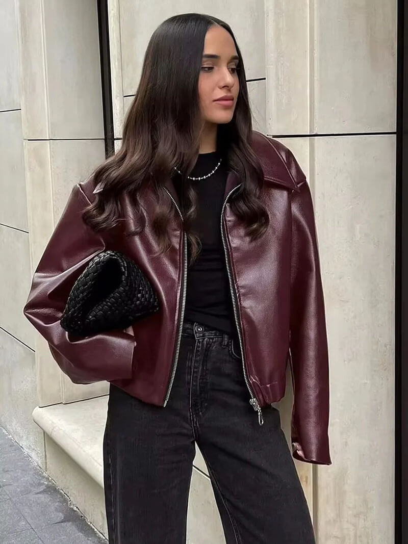 Romy | Vegan Leather Jacket