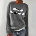Lina™ Cozy Cute Sheep Jumper – Ultra-Soft Knit Sweater for Everyday Comfort