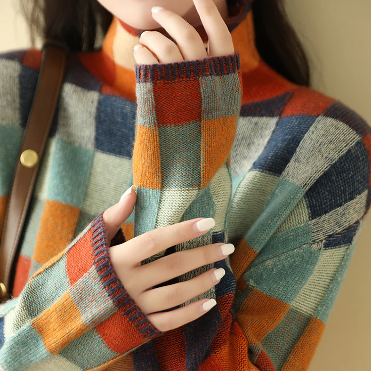 Leah | Cozy Turtleneck Knit Jumper